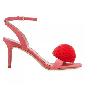 kate spade new york Amour Pom Leather Strappy Sandals